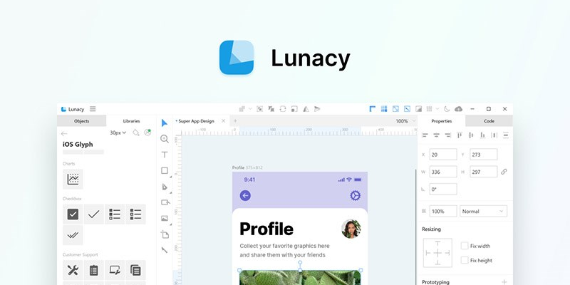 Lunacy - Công cụ thiết kế vector mạnh 